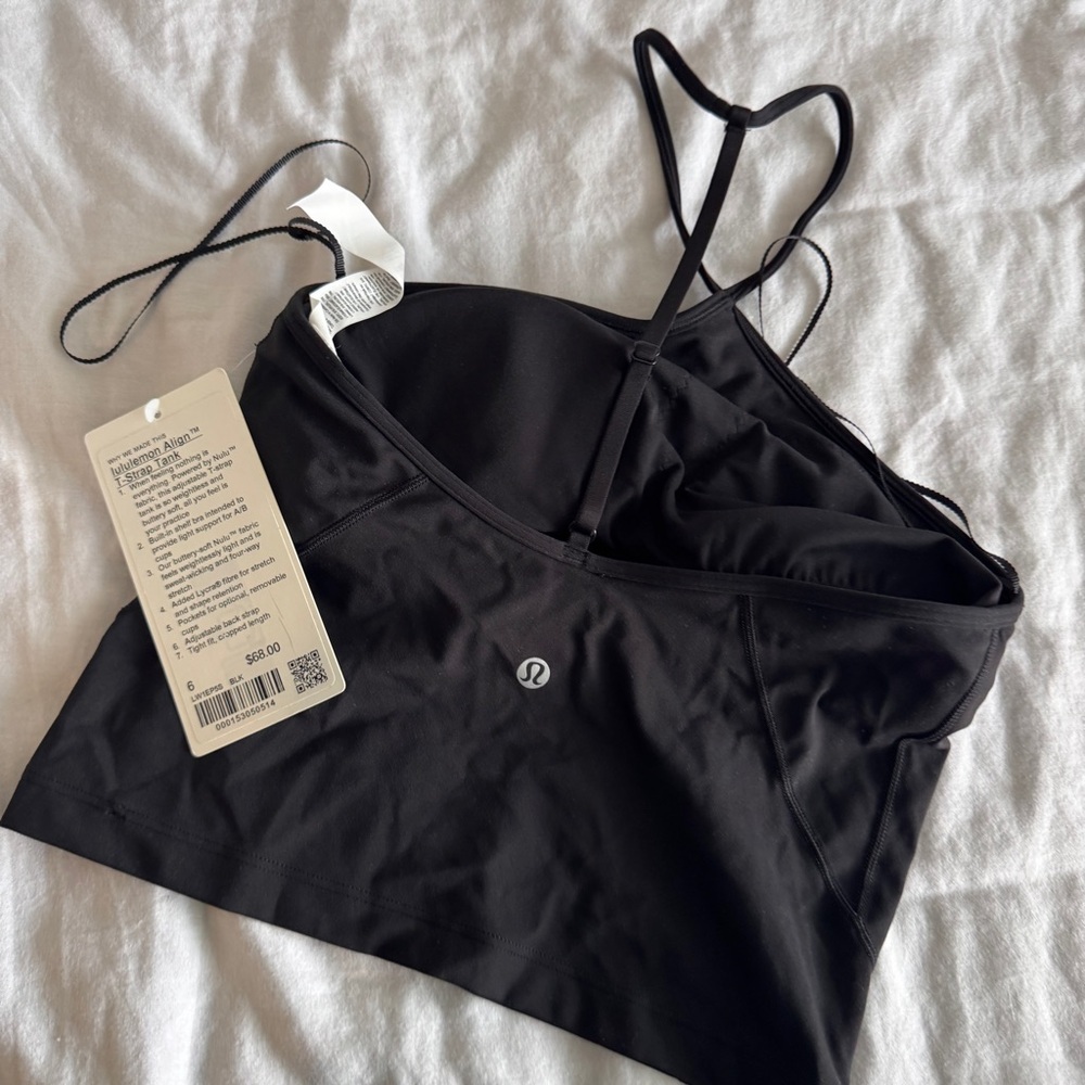 🆕🖤 Lululemon Align T-Strap Tank - Black - Picture 4 of 10